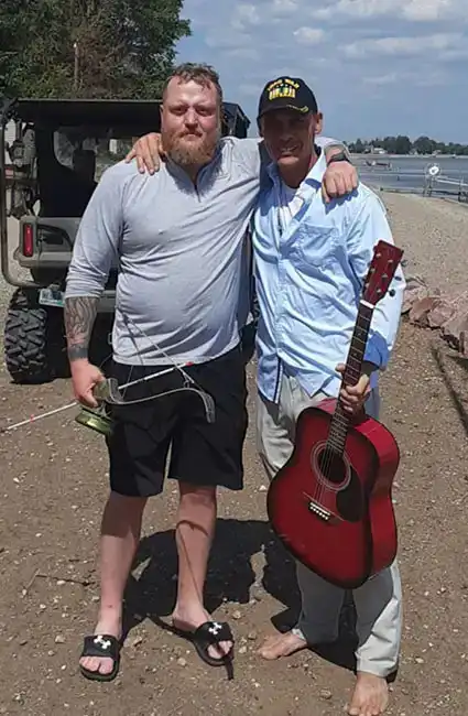 Veterans Tribute South Dakota Lake Francis Author David Haave and fellow brother2022 -- David Haave